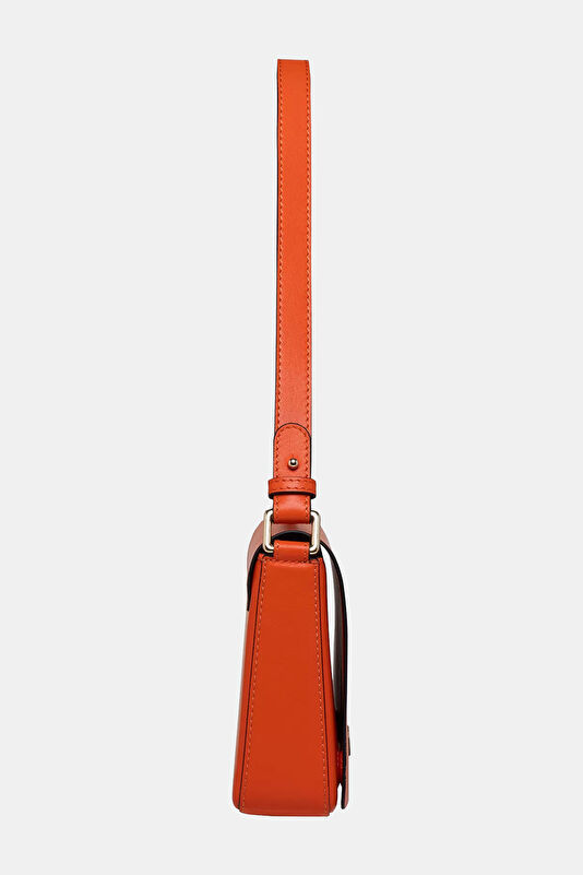 Orange Leather Bag 3