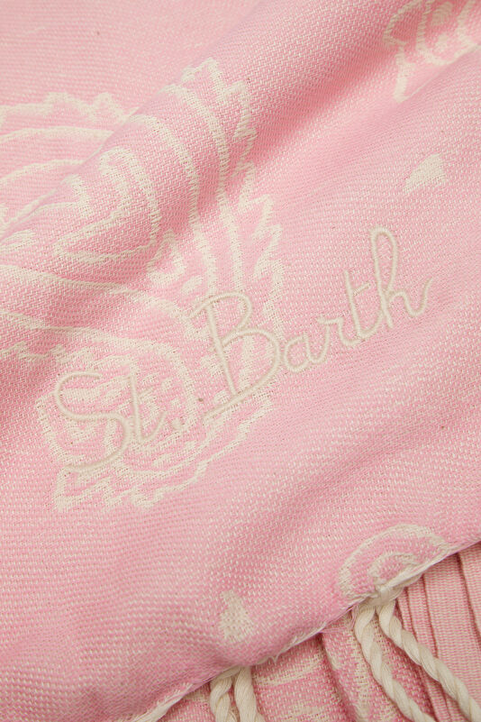Pink Patterned Towel 2