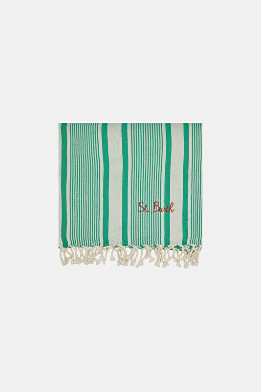 Green Beach Towel