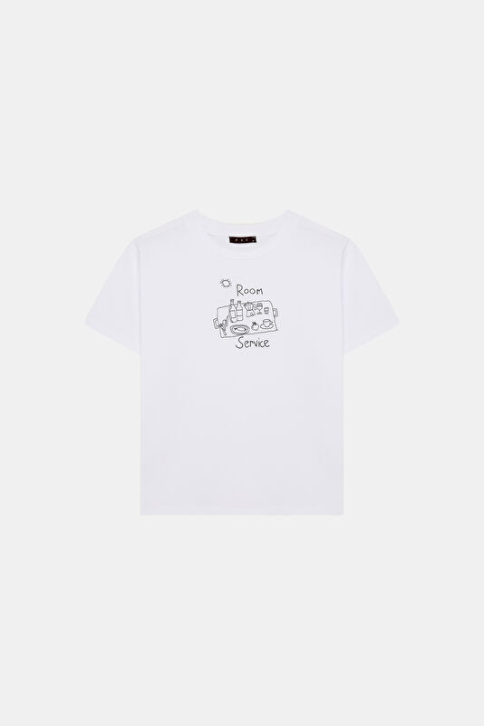Beyaz Erkek T-Shirt