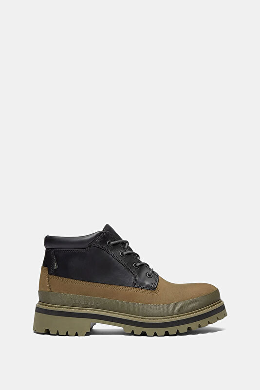 Premium Mid Lace Up Gtx Chukka Khaki Men's Boots