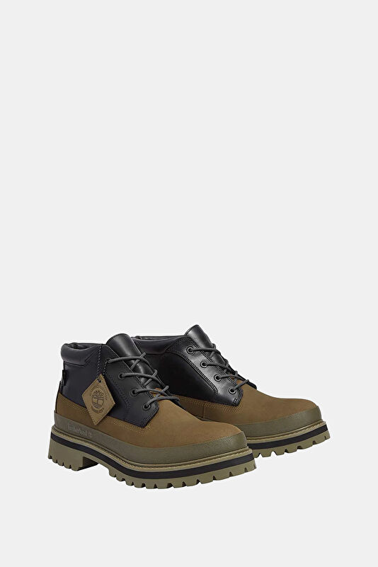 Premium Mid Lace Up Gtx Chukka Khaki Men's Boots 2