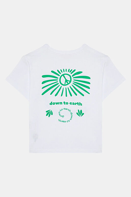 White Printed Kids' T-Shirt 2
