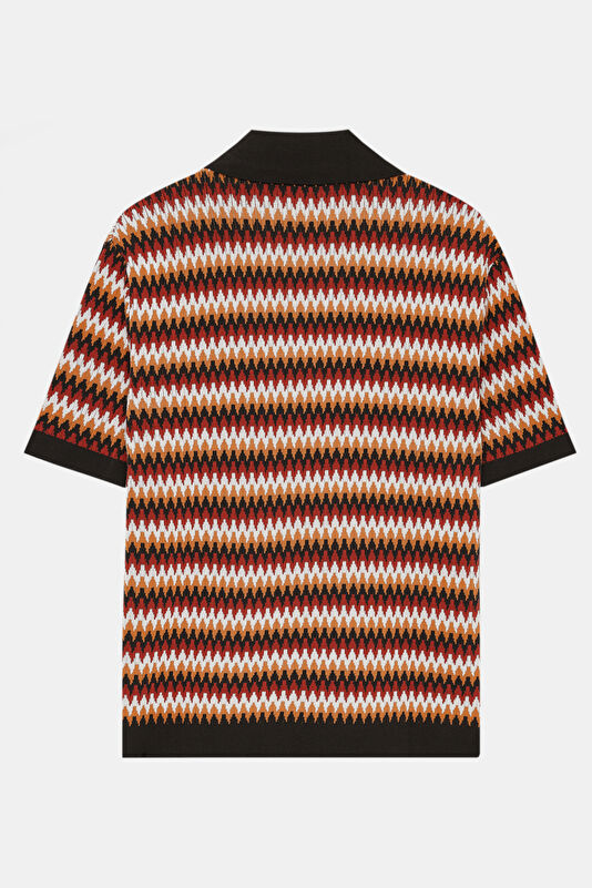 Çok Renkli Çizgili Erkek T-Shirt 2
