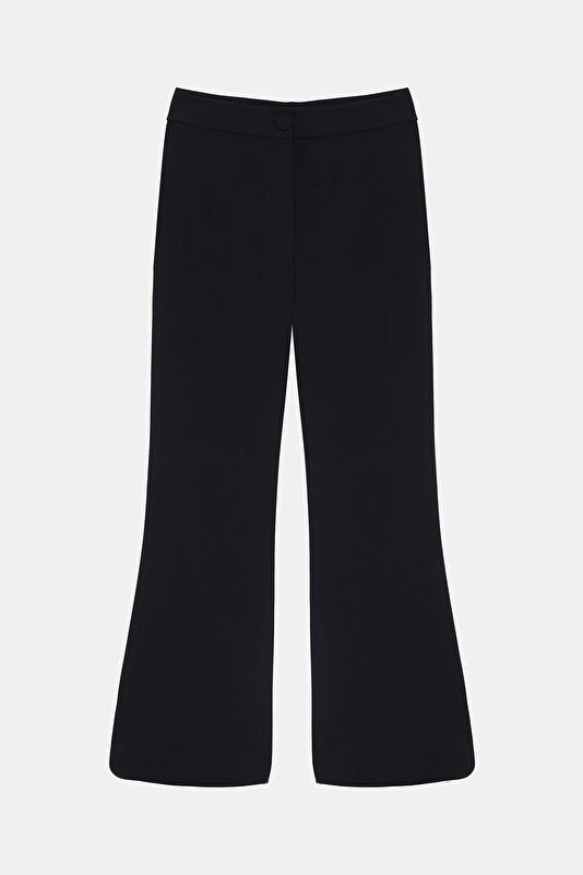 Star Black Wide Leg Women's Pants