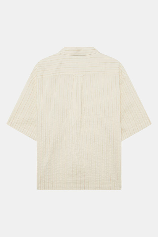 Relax Fit Cream Men's Shirt 2