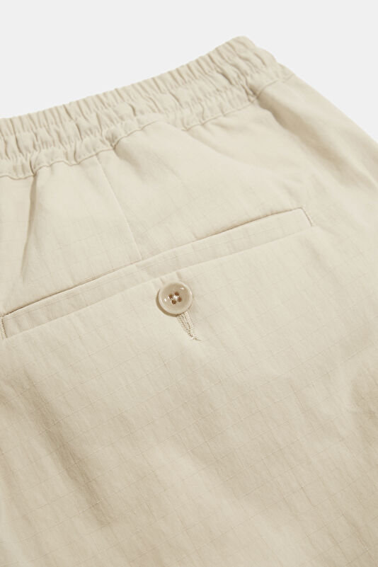 Relax Kalıp Krem Wide Leg Erkek Pantolon 4