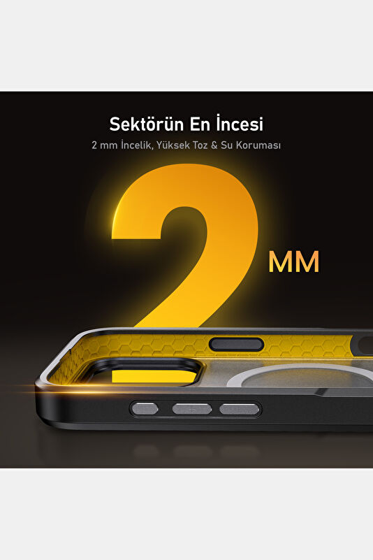 The Future iPhone 16 Pro Max Magarmor Beyaz Telefon Kılıfı 2