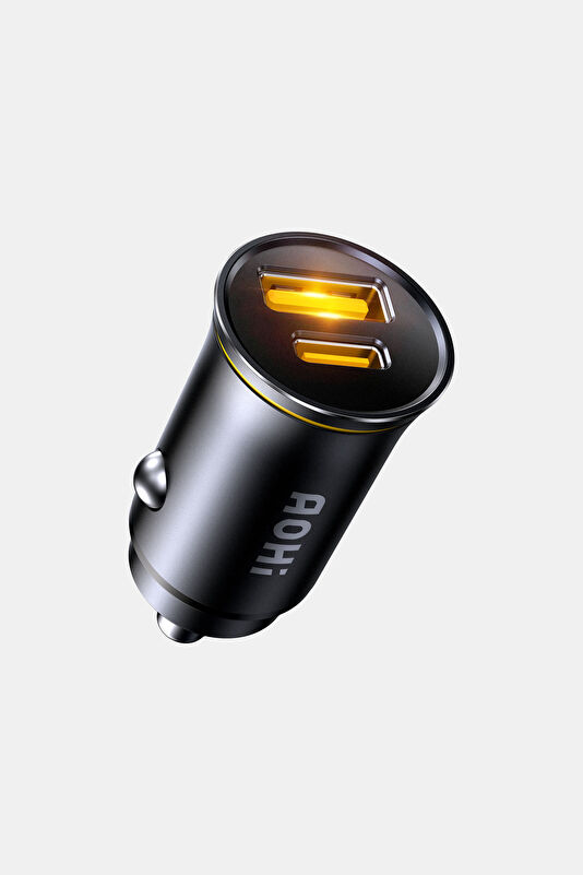 Superauto PD 65W 2-Port Siyah Araba Şarj Cihazı