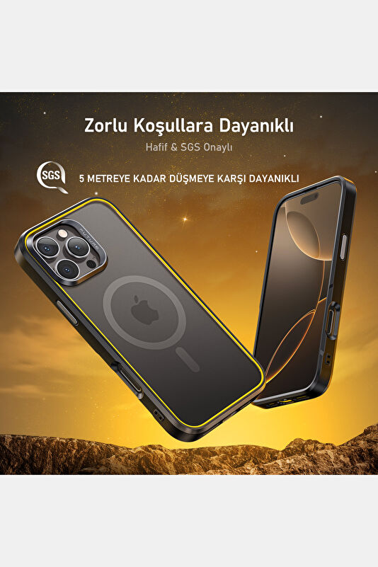 The Future iPhone 16 Pro Max Magarmor Renksiz Telefon Kılıfı 4