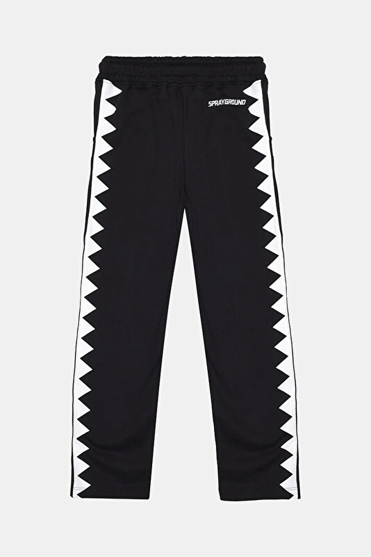 Siyah Bol Paça Çocuk Spor Pantolon 2