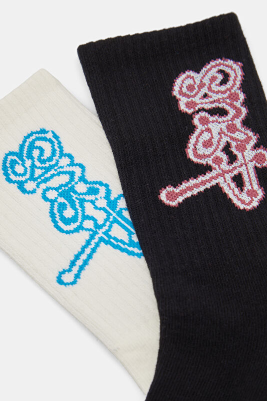 2-Pack Cream Socks 4