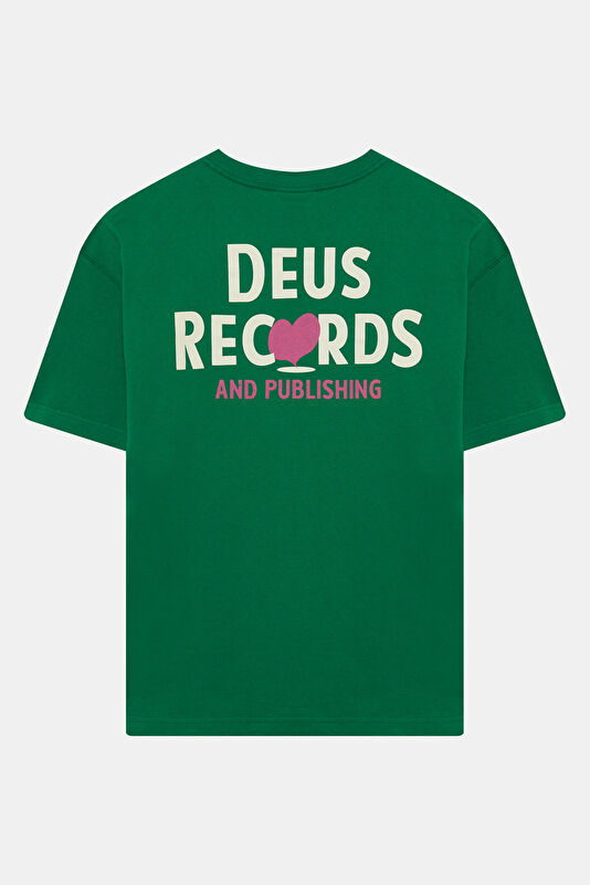 Relax Fit Green Crew Neck Printed Men's T-Shirt 2
