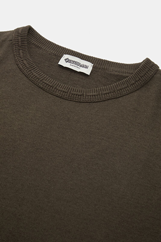Brown Crew Neck Men's T-Shirt 3