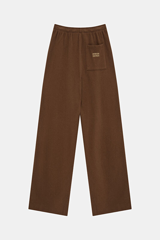 Brown Loose Fit Women's Pants 2