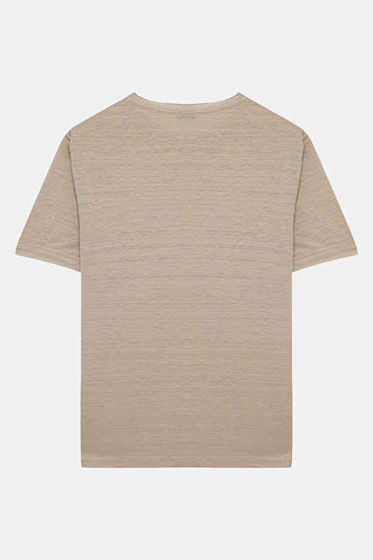 Powder Pink Crew Neck Men's T-Shirt 2