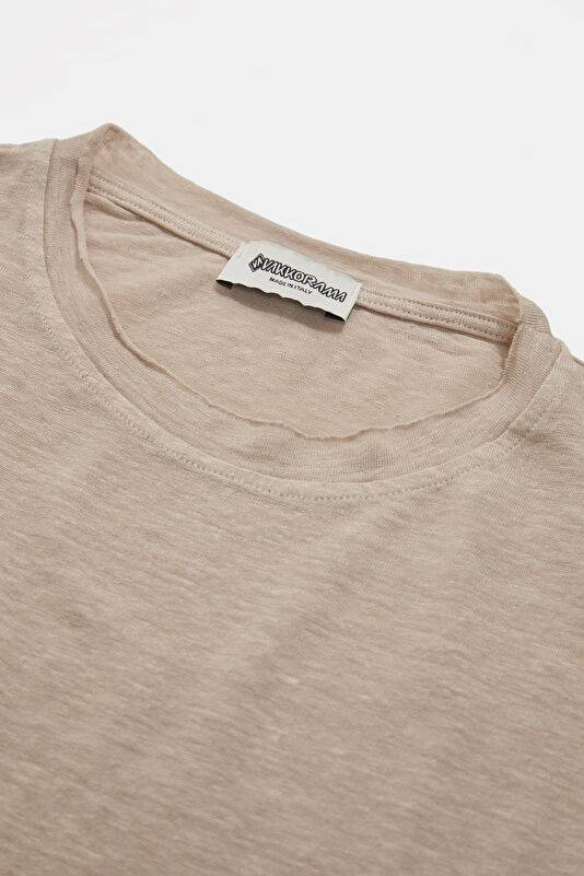 Powder Pink Crew Neck Men's T-Shirt 3