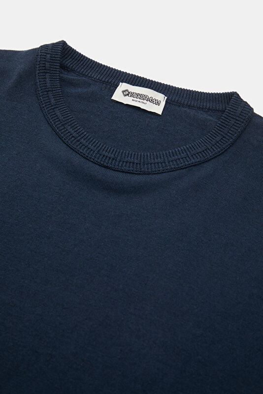 Navy Crew Neck Men's T-Shirt 3