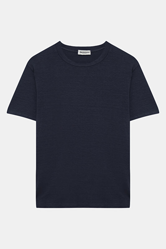 Navy Crew Neck Men's T-Shirt