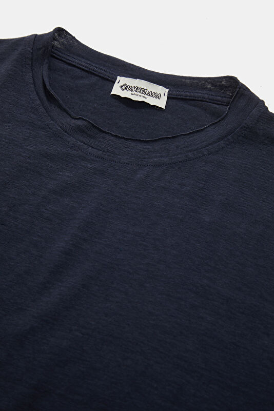 Navy Crew Neck Men's T-Shirt 3