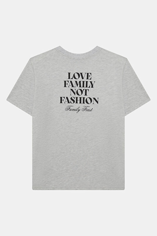 Relax Fit Grey Crew Neck Printed Men's T-Shirt 2