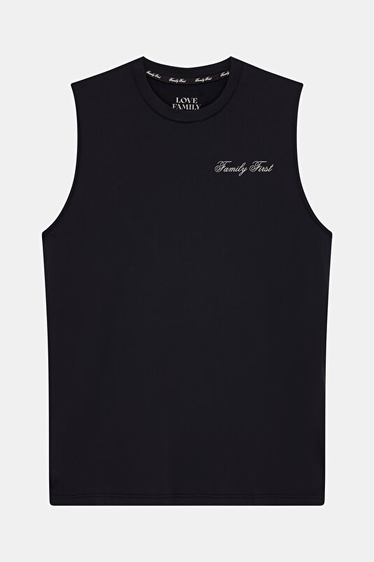 Siyah Tank Erkek T-Shirt