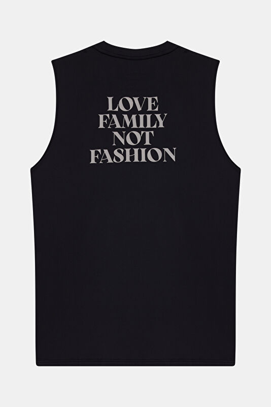 Siyah Tank Erkek T-Shirt 2