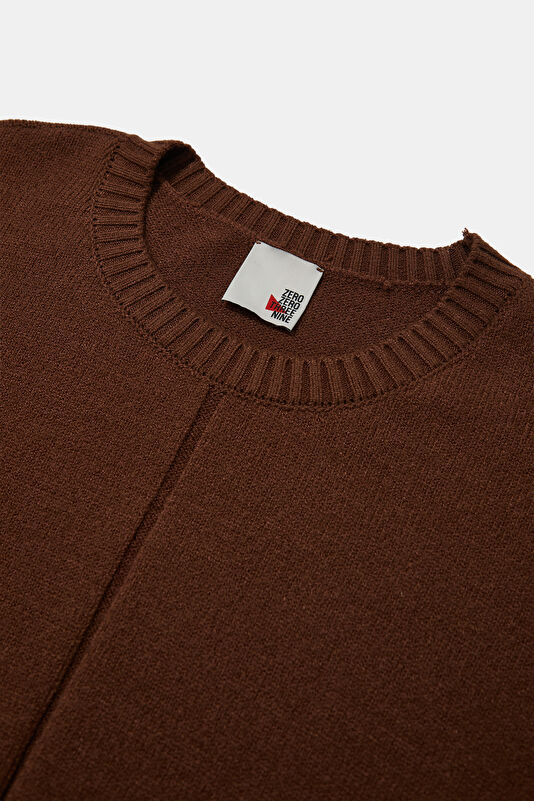 Brown Viscose Women's Sweater 3