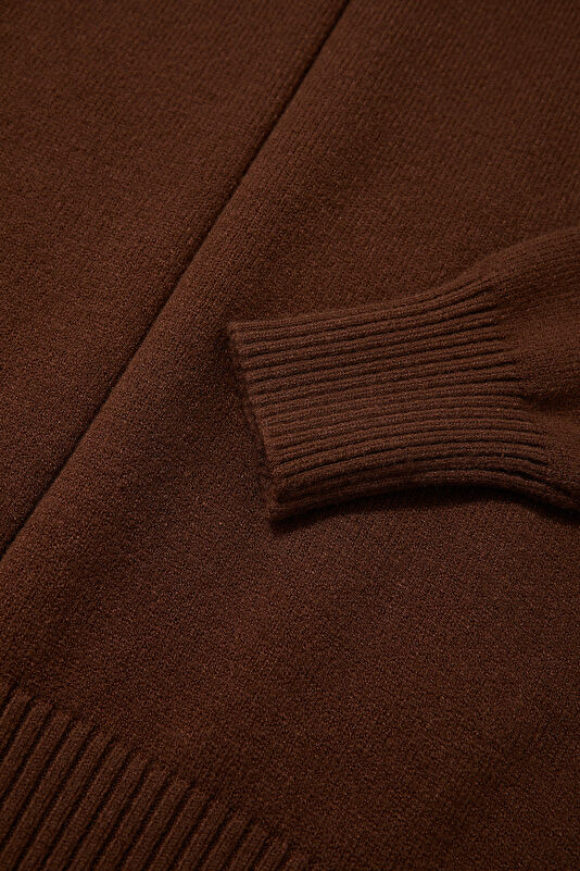 Brown Viscose Women's Sweater 4