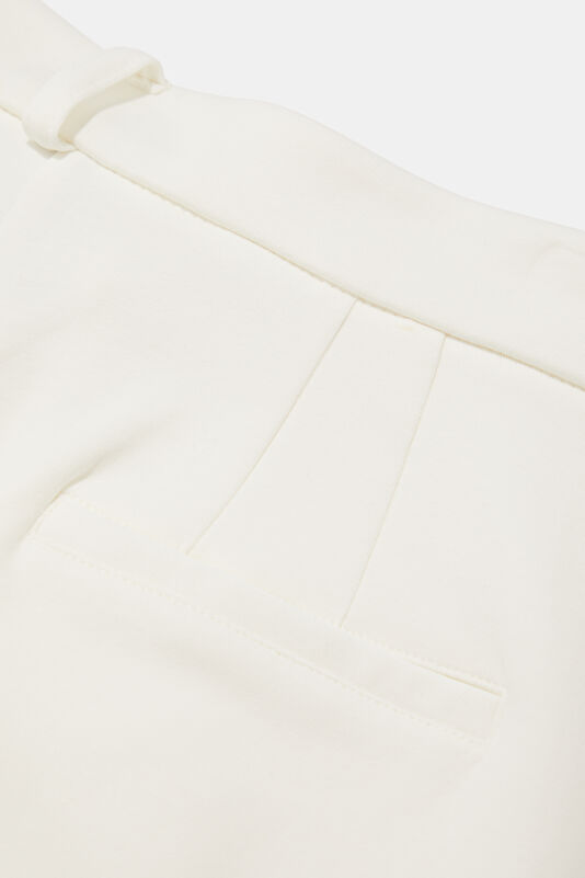 Ecru Wide Leg Women's Trousers 4