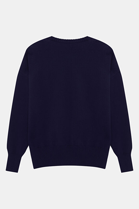 Indigo Viscose Women's Sweater 2