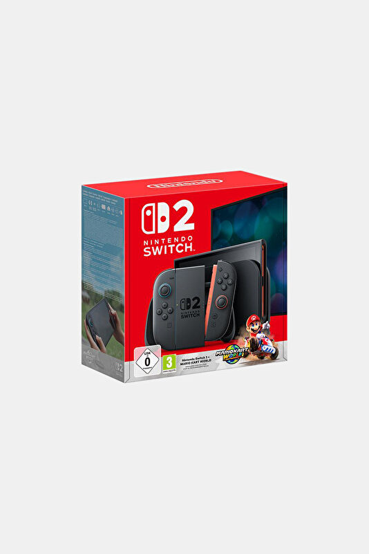 Nintendo Switch 2 Konsol Mario Kart World Siyah