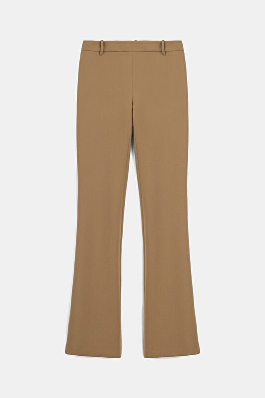 Camel Bootcut Kadın Pantolon