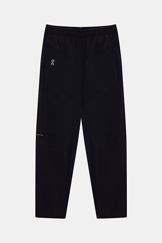 All-Day Siyah Bol Paça Spor Kadın Pantolon