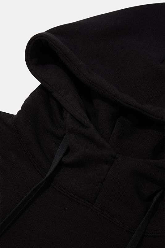 Club Siyah Kapuşonlu Kadın Sweatshirt 3