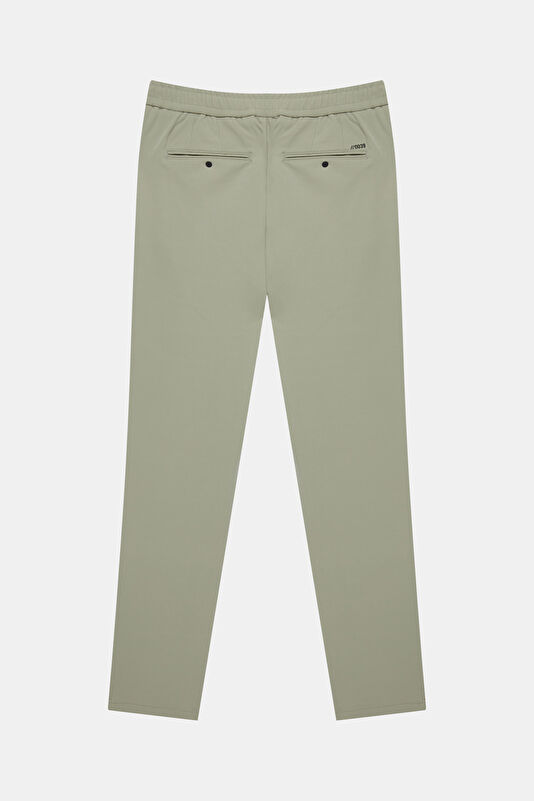 Relax Fit Beige Tapered Fit Men's Trousers 2