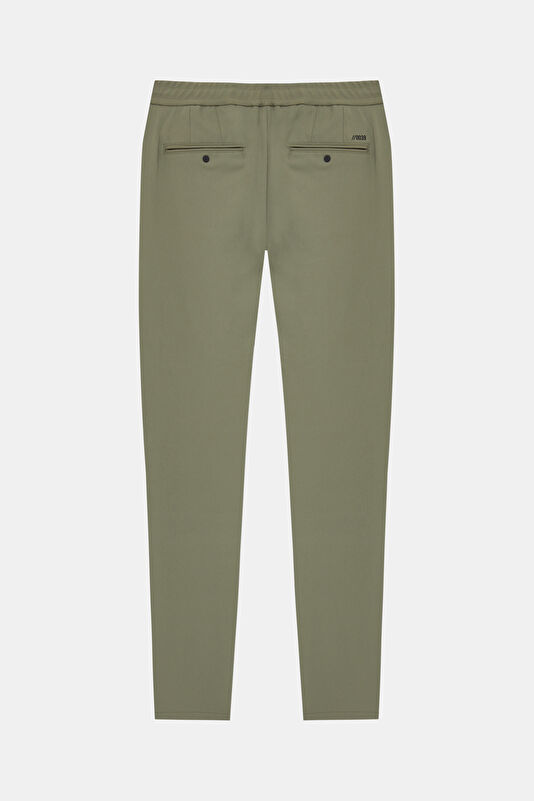 Relax Fit Khaki Tapered Fit Men's Trousers 2