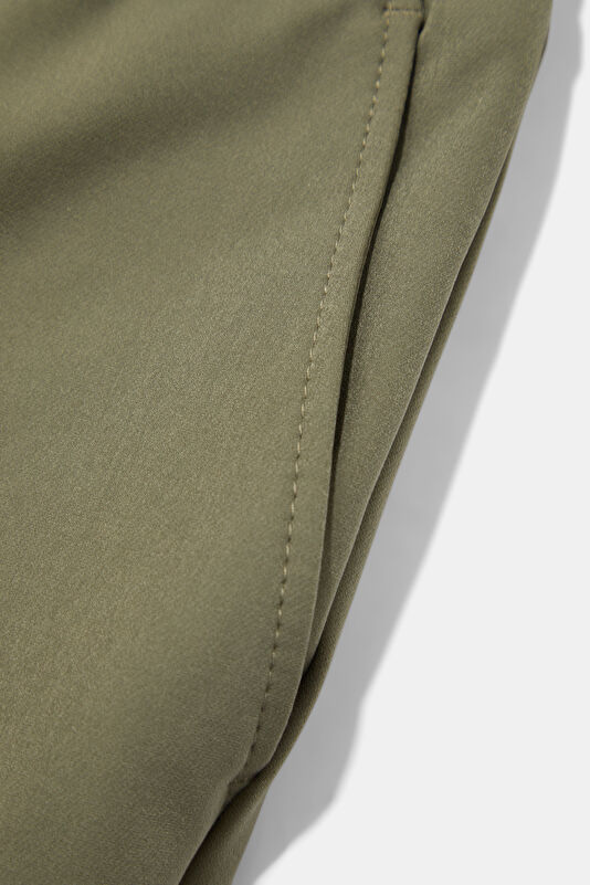 Relax Fit Khaki Tapered Fit Men's Trousers 4