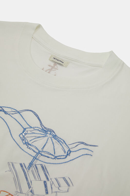 Off-White Crew Neck Printed Men's T-Shirt 3