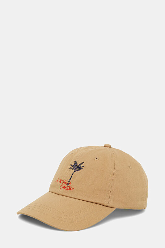 Capello Baseball Palm Brown Embroidered Hat