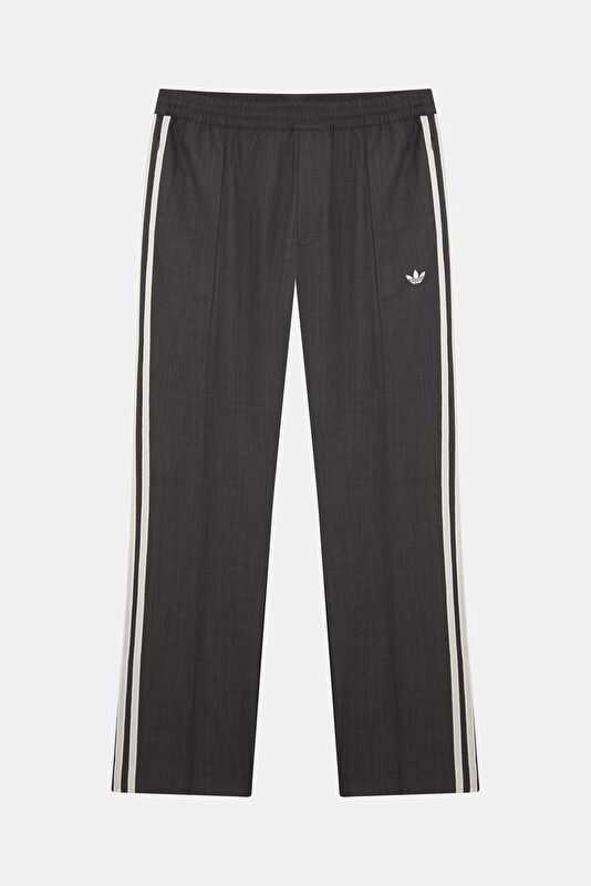 X Wales Bonner Wool Anthracite Wide Leg Men's Pants