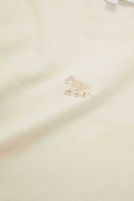 Ecru Crew Neck Women's T-Shirt 4