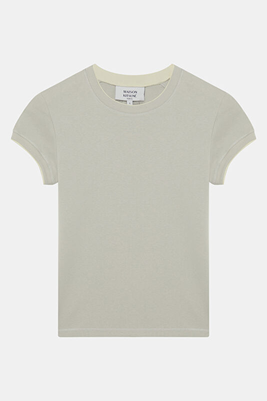 Gri O Yaka Kadın T-Shirt