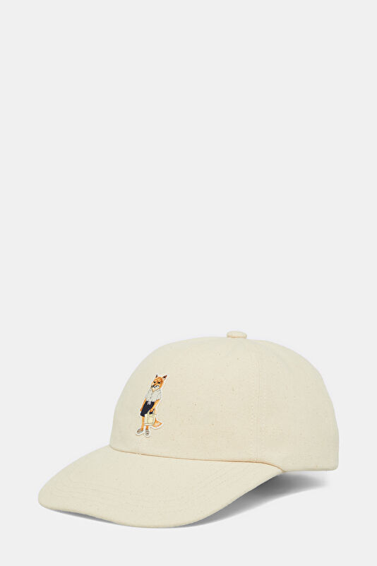 Light Beige Printed Hat