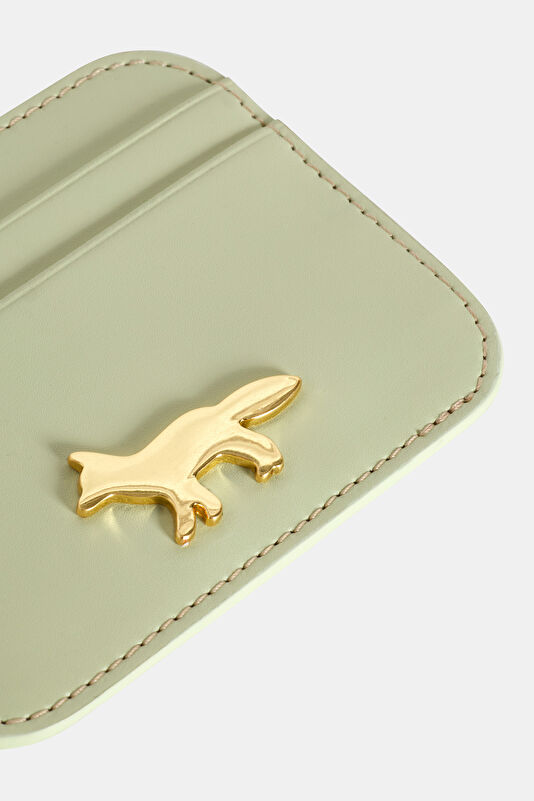 Ecru Leather Wallet 3
