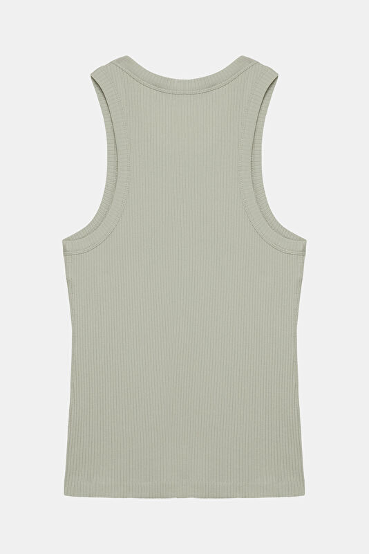 Gray Crew Neck Women's T-Shirt 2