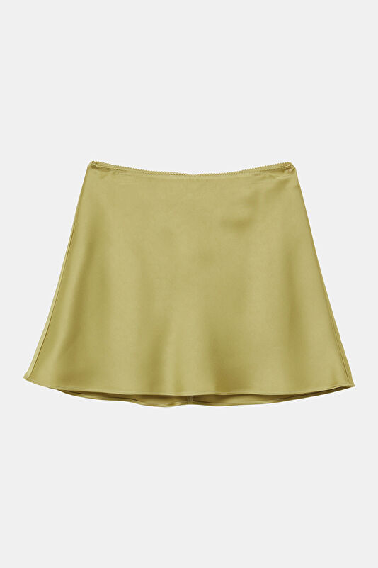 Light Green Women's Skirt