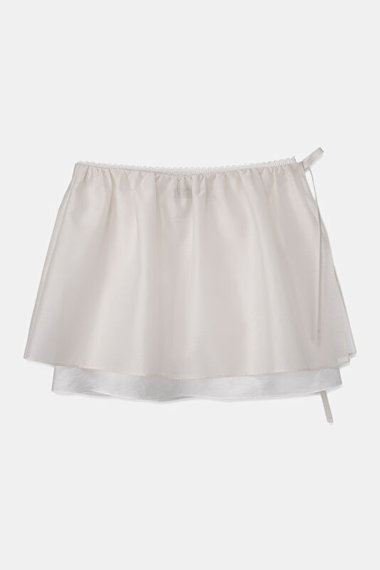 Cream Women's Skirt 2