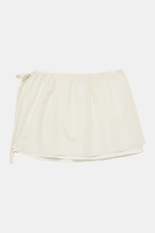 Cream Women's Skirt 3