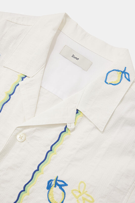 Relax Fit Light Yellow Patterned Polo Shirt 3